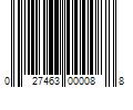 Barcode Image for UPC code 027463000088