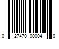 Barcode Image for UPC code 027470000040