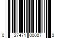 Barcode Image for UPC code 027471000070