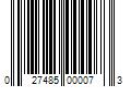 Barcode Image for UPC code 027485000073