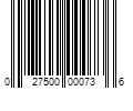 Barcode Image for UPC code 027500000736