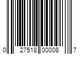 Barcode Image for UPC code 027518000087