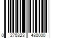 Barcode Image for UPC code 02753234800042