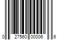 Barcode Image for UPC code 027560000066