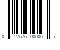 Barcode Image for UPC code 027576000067