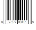 Barcode Image for UPC code 027577000073