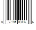 Barcode Image for UPC code 027591000066