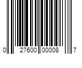 Barcode Image for UPC code 027600000087