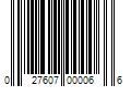 Barcode Image for UPC code 027607000066