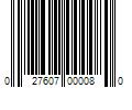 Barcode Image for UPC code 027607000080