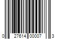 Barcode Image for UPC code 027614000073