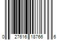 Barcode Image for UPC code 027616187666