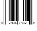 Barcode Image for UPC code 027616779229