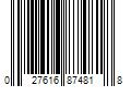 Barcode Image for UPC code 027616874818