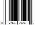 Barcode Image for UPC code 027627000077