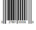 Barcode Image for UPC code 027661000088