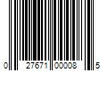 Barcode Image for UPC code 027671000085