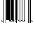 Barcode Image for UPC code 027679000070