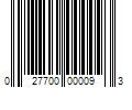 Barcode Image for UPC code 027700000093