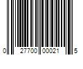 Barcode Image for UPC code 027700000215