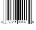 Barcode Image for UPC code 027711000068