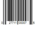 Barcode Image for UPC code 027711000075