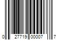 Barcode Image for UPC code 027719000077