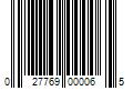 Barcode Image for UPC code 027769000065