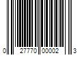 Barcode Image for UPC code 027770000023