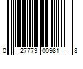 Barcode Image for UPC code 027773009818