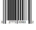 Barcode Image for UPC code 027773009832