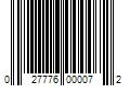 Barcode Image for UPC code 027776000072