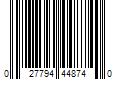 Barcode Image for UPC code 027794448740