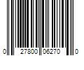 Barcode Image for UPC code 027800062700