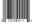 Barcode Image for UPC code 027815001114