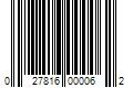 Barcode Image for UPC code 027816000062