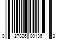 Barcode Image for UPC code 027826001363