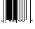 Barcode Image for UPC code 027828000067