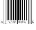 Barcode Image for UPC code 027836000066. Product Name: 