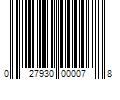 Barcode Image for UPC code 027930000078