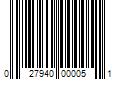 Barcode Image for UPC code 027940000051