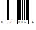 Barcode Image for UPC code 027945000056