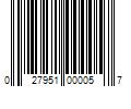 Barcode Image for UPC code 027951000057