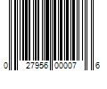 Barcode Image for UPC code 027956000076