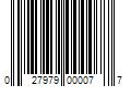 Barcode Image for UPC code 027979000077