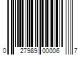 Barcode Image for UPC code 027989000067