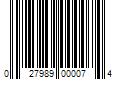 Barcode Image for UPC code 027989000074