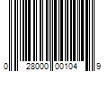 Barcode Image for UPC code 028000001049