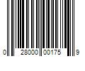 Barcode Image for UPC code 028000001759