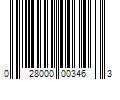 Barcode Image for UPC code 028000003463